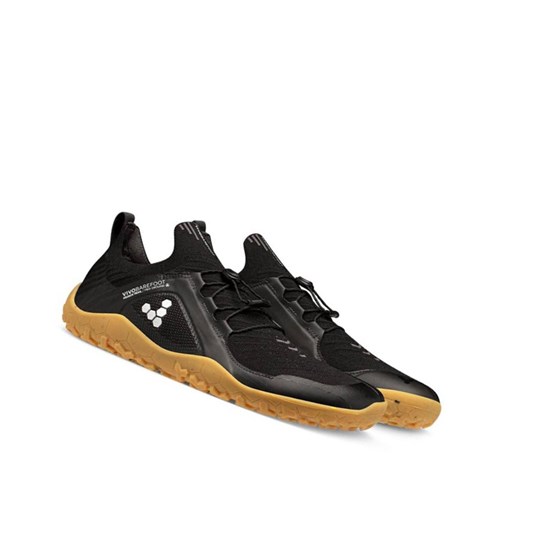 Tenis Para Correr Vivobarefoot Primus Trail Knit Firm Ground Hombre Negros | 942753ISO